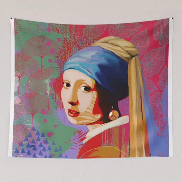 Item preview, Girl with the pearl earring designed and sold by CatsAndDots.