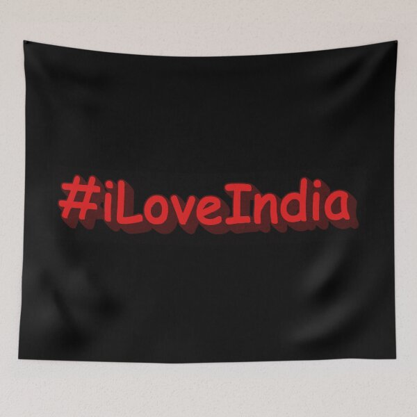 Item preview, "#iLoveIndia" Cute Design. Buy Now designed and sold by Health And Fitness Posts e-Store.