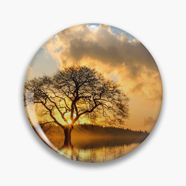 Item preview, Landscape - Sunset behind the tree designed and sold by Thavi.