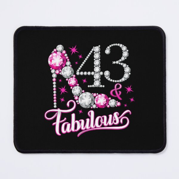 Item preview, 43rd Birthday. 43 & Fabulous lady’s designed and sold by iclipart.
