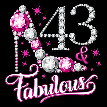 50th Birthday design. 50 & Fabulous lady's design Greeting Card