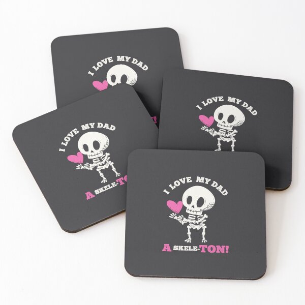 Item preview, Spooky Father's Day - I love my Dad a skeleton designed and sold by abowersock.