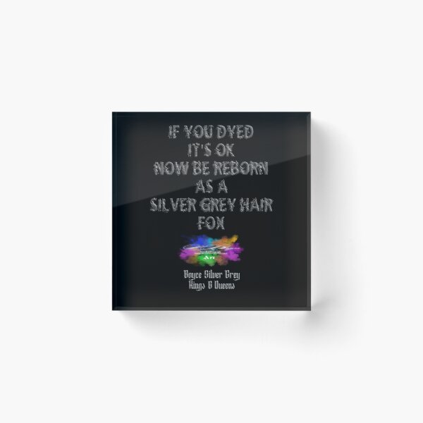Item preview, If you dyed it's okay now be reborn as a silver grey here fox  [Drak logo for dark top] designed and sold by markyboyce247.