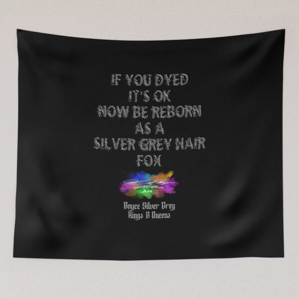 Item preview, If you dyed it's okay now be reborn as a silver grey here fox  [Drak logo for dark top] designed and sold by markyboyce247.