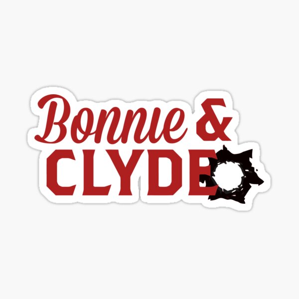"Logo Bonnie & Clyde The Musical" Sticker by Leyzel | Redbubble