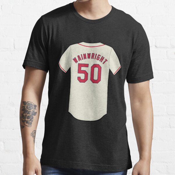  Adam Wainwright T-Shirt (Premium Men's T-Shirt, Small, Tri Ash)  - Adam Wainwright Players Weekend B : Sports & Outdoors