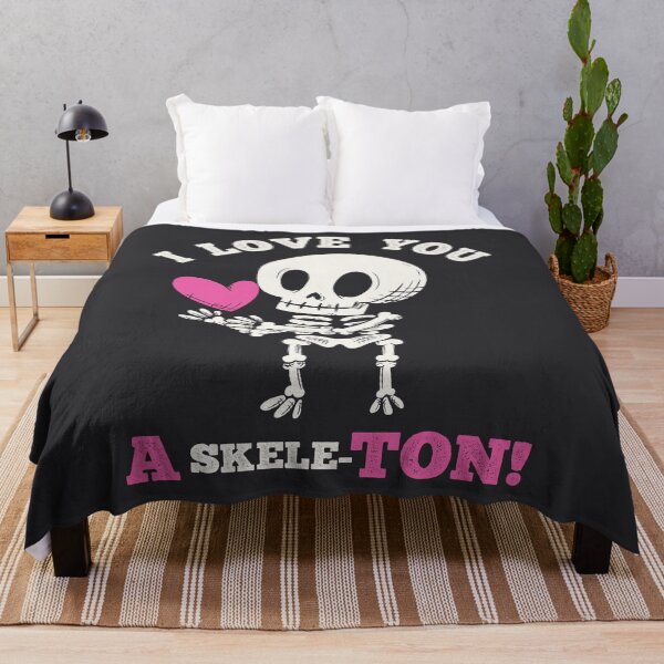 Item preview, Spooky Valentine's Day - I love You a skeleton designed and sold by abowersock.