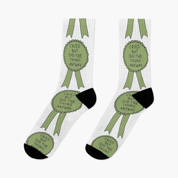 Item preview, Did The Thing Anyway Green designed and sold by Me And The Moon.