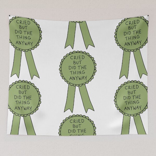 Item preview, Did The Thing Anyway Green designed and sold by Me And The Moon.