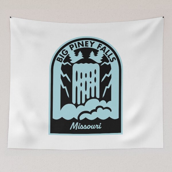 Item preview, Big Piney Falls Missouri designed and sold by HalpinDesign.