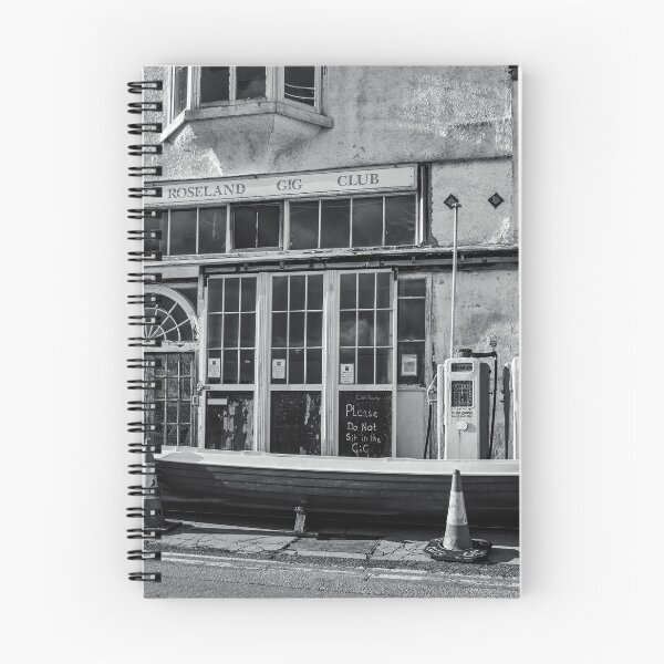 Item preview, Roseland Gig Club, St Mawes, Cornwall, Monochrome designed and sold by MaclarenPhoto.