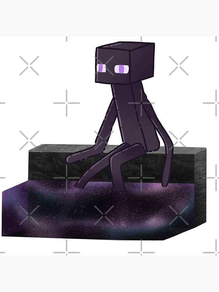 Cute Minecraft Creeper and Enderman Greeting Card for Sale by ddkart