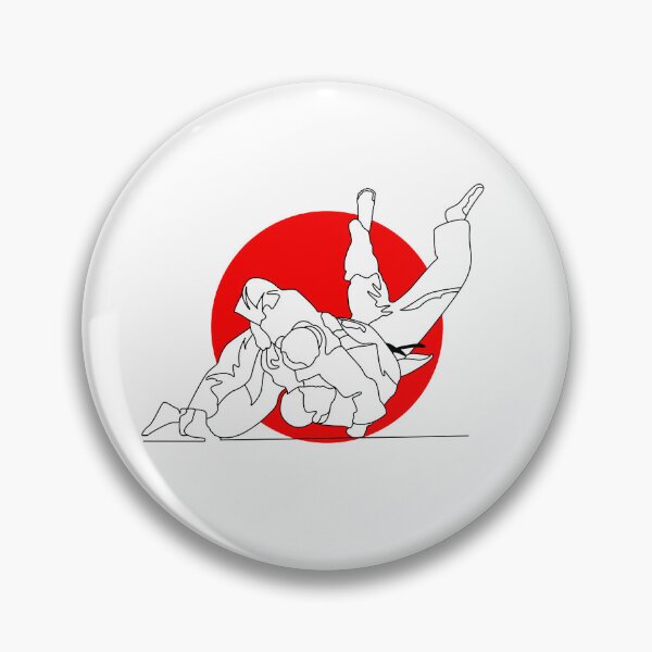 Item preview, Japan Judo sport minimalism drawing  designed and sold by Blondiabshop.