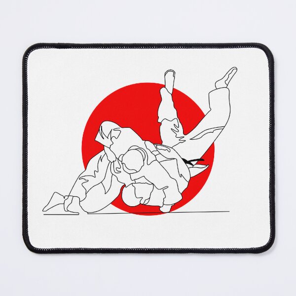 Item preview, Japan Judo sport minimalism drawing  designed and sold by Blondiabshop.