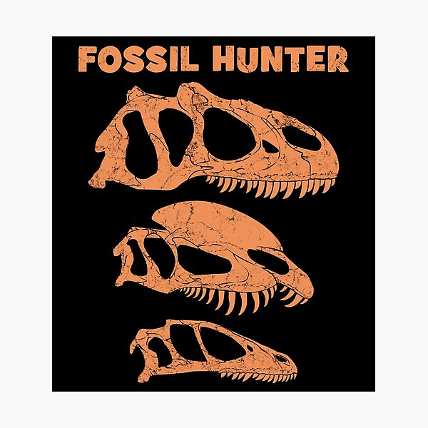 Artikel-Vorschau von Fossil Jäger, designt und verkauft von NicGrayGraphic.