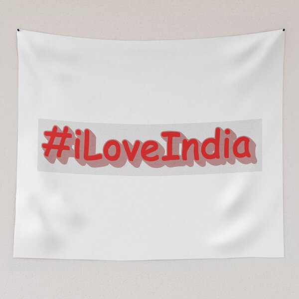 Item preview, "#iLoveIndia" Cute Design. Buy Now designed and sold by Health And Fitness Posts e-Store.