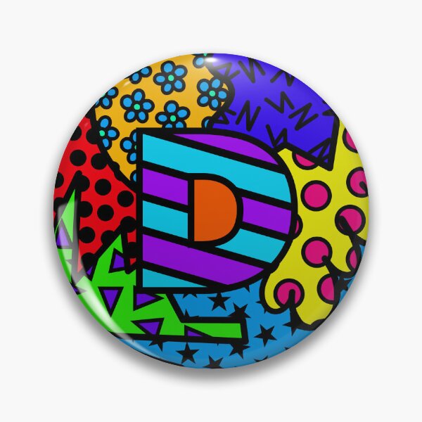 Item preview, Alphabet Series - Letter D - Bright and Bold Initial Letters designed and sold by Jocelyn Sperduto Art.