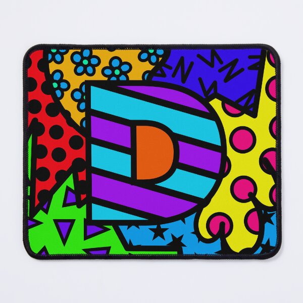 Item preview, Alphabet Series - Letter D - Bright and Bold Initial Letters designed and sold by Jocelyn Sperduto Art.