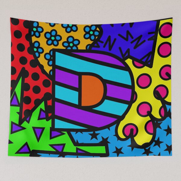 Item preview, Alphabet Series - Letter D - Bright and Bold Initial Letters designed and sold by Jocelyn Sperduto Art.