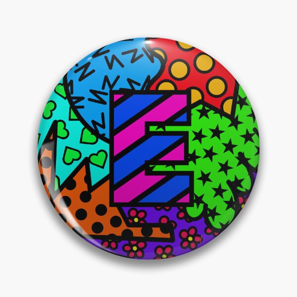Item preview, Alphabet Series - Letter E - Bright and Bold Initial Letters designed and sold by Jocelyn Sperduto Art.