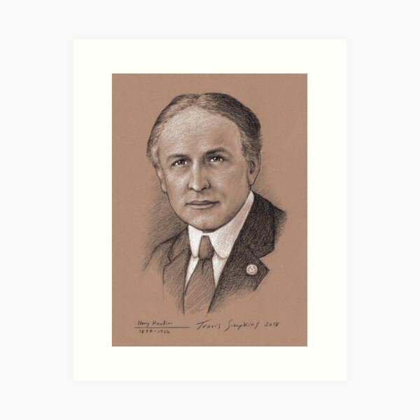 Harry Houdini Art Print