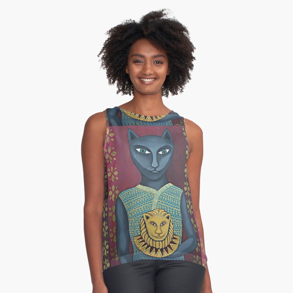 Item preview, Sleeveless Top designed and sold by leonitalee.