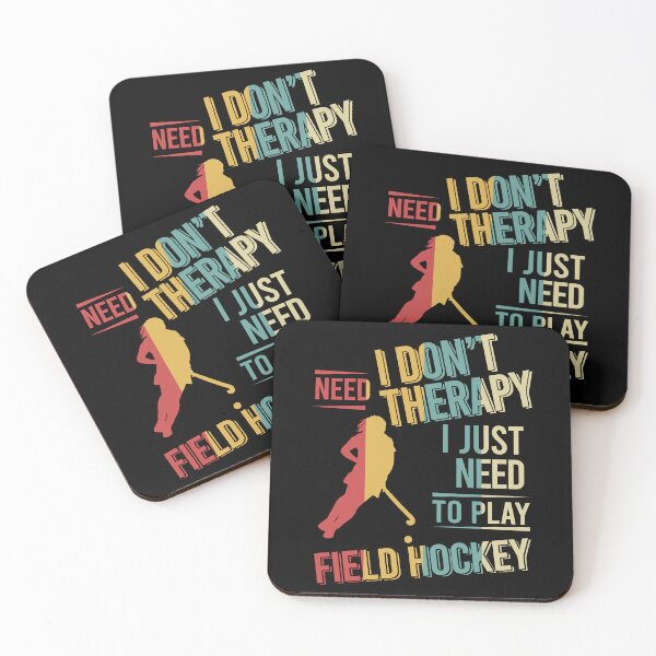 Item preview, I Dont Need Therapy I Just Need To Play Field Hockey Vintage Sticker designed and sold by cohenashl6.