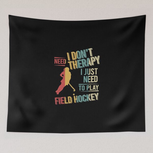 Item preview, I Dont Need Therapy I Just Need To Play Field Hockey Vintage Sticker designed and sold by cohenashl6.