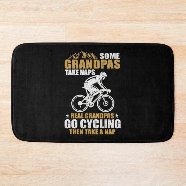 Item preview, Some Grandpas Take Naps Real Grandpas Go Cycling Sticker designed and sold by rollinsale.