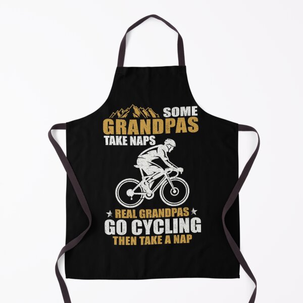 Item preview, Some Grandpas Take Naps Real Grandpas Go Cycling Sticker designed and sold by rollinsale.