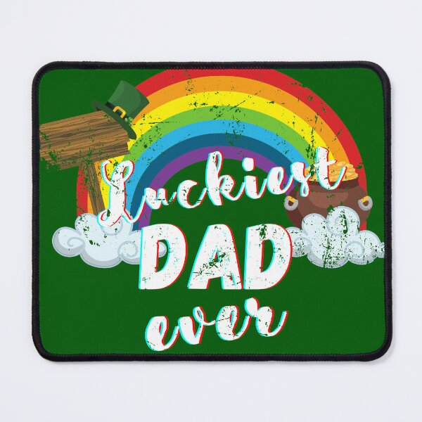Item preview, Luckiest dad Ever St Patricks Day T-Shirt School Gift T-Shirt designed and sold by yococo.