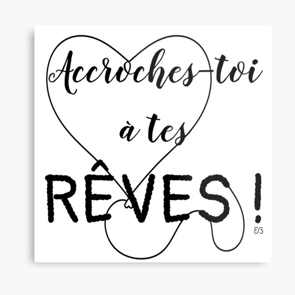 Des mots en partage (24) Impression métallique