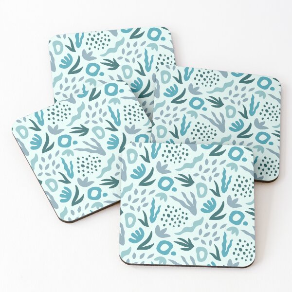 Item preview, Abstract Cutouts - Shades of Blue designed and sold by PeachyLitchi.