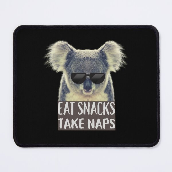 Item preview, Eat Snacks Take Naps Koala t-shirt designed and sold by Magicalair.
