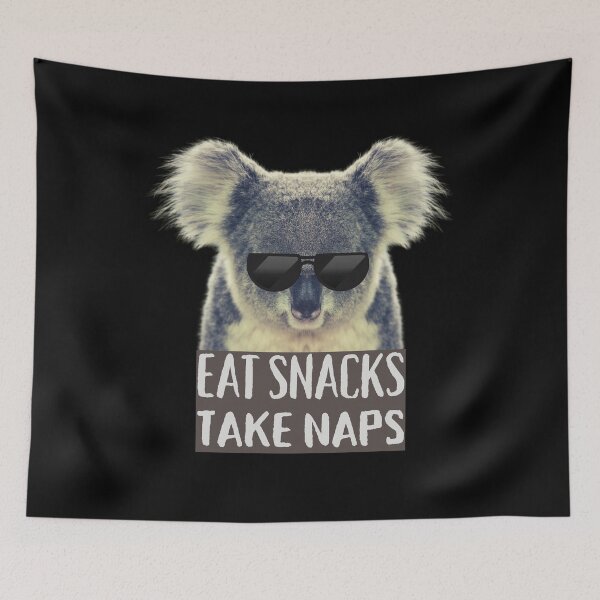 Item preview, Eat Snacks Take Naps  Koala t-shirt designed and sold by Magicalair.