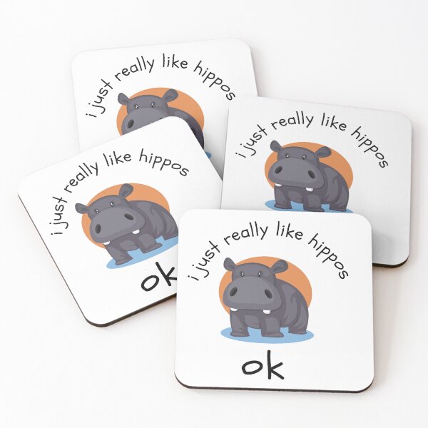 Item preview, Hippo Gift Really Like Hippos Hippo Lovers Hippopotamus designed and sold by badretop.