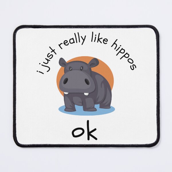 Item preview, Hippo Gift Really Like Hippos Hippo Lovers Hippopotamus designed and sold by badretop.