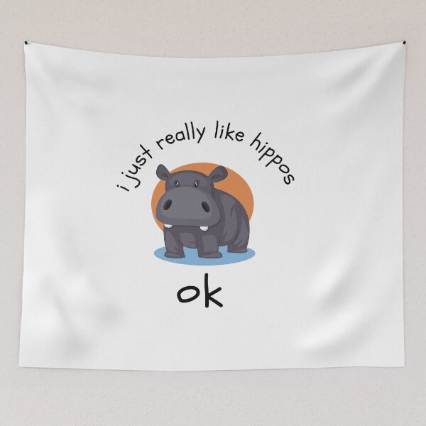 Item preview, Hippo Gift Really Like Hippos Hippo Lovers Hippopotamus designed and sold by badretop.