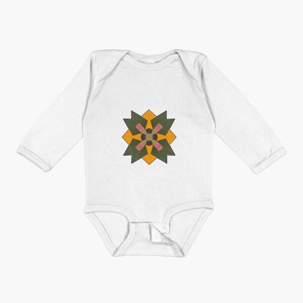 Mandala Star Cluster Long Sleeve Baby One-Piece