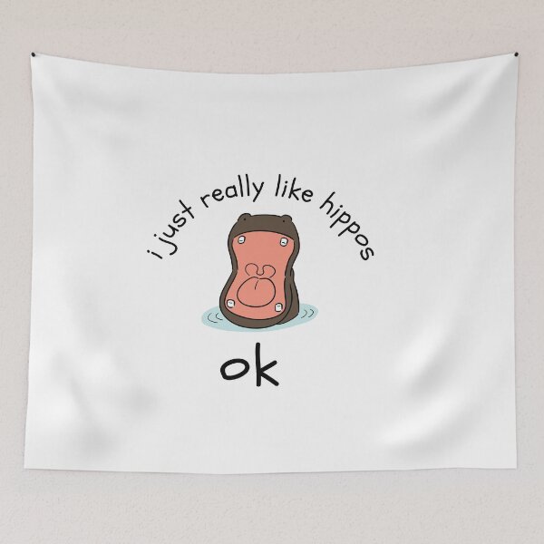 Item preview,  Hippo Gift Really Like Hippos Hippo Lovers Hippopotamus designed and sold by badretop.