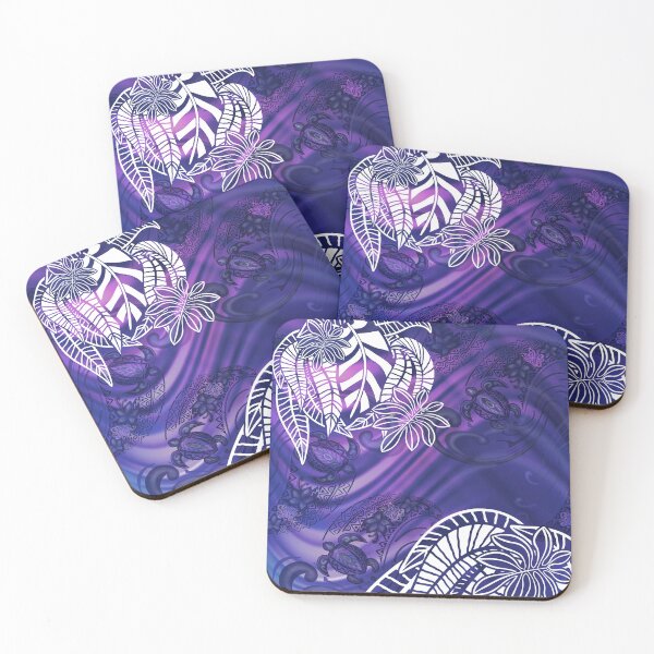 Item preview, Vintage Hawaiian Astract Turtle And Waves 106 designed and sold by sunnthreads.