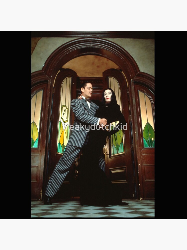 Gomez and Morticia Addams Art Print