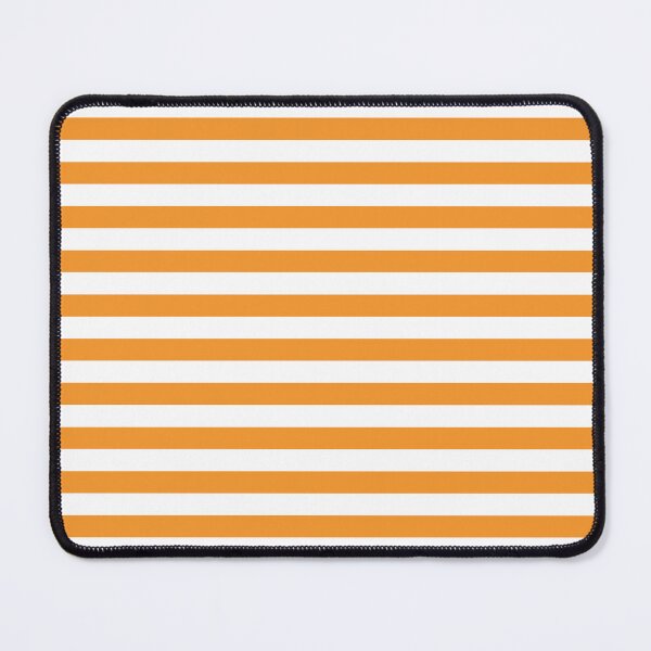 Item preview, Small ORANGE and WHITE Horizontal STRIPES designed and sold by RachelMacht.