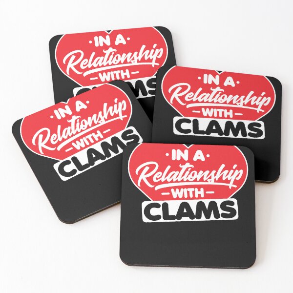 Item preview, In a Relationship with Clams - Funny Oysters Clam Lover designed and sold by CreativeVez.