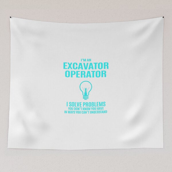 Item preview, Excavator Operator - I Solve Problems Job Gift designed and sold by melissaval2.