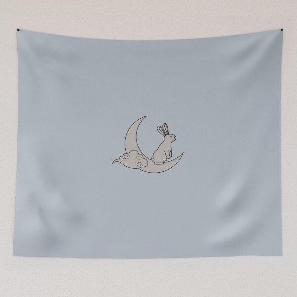 Item preview, Bunny moon Rabbit on the moon design designed and sold by arastore.