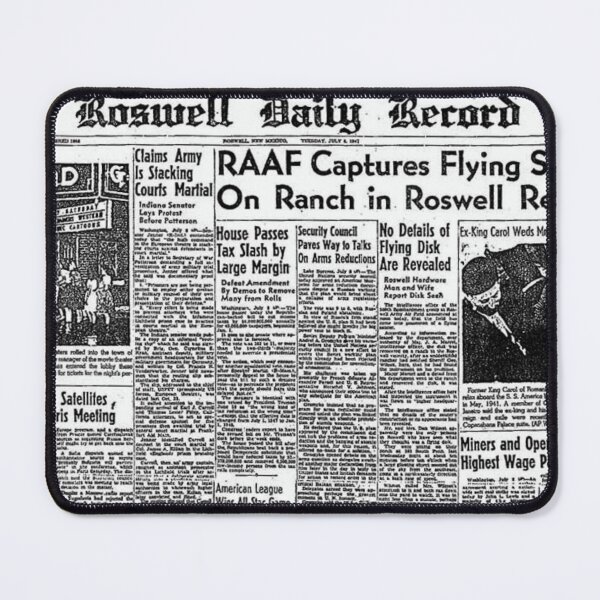Item preview, Roswell UFO Crash news - July 8,1947 designed and sold by TeaMugPhrases.