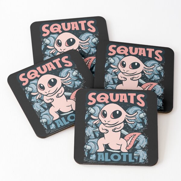 Item preview, Axolotl Fitness Funny Squatsalotl Leg Day designed and sold by OmmeDesigns.