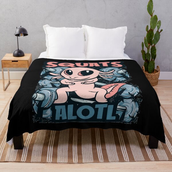 Item preview, Axolotl Fitness Funny Squatsalotl Leg Day designed and sold by OmmeDesigns.