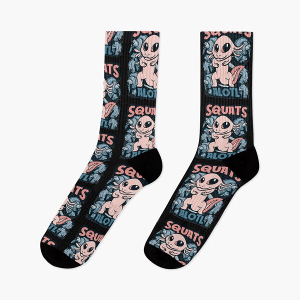 Item preview, Axolotl Fitness Funny Squatsalotl Leg Day designed and sold by OmmeDesigns.